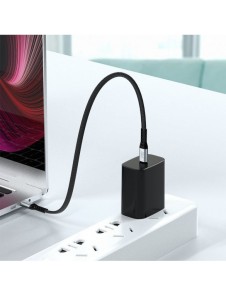 Dudao L10C-kabel USB Typ C - USB Typ C PD100W 0,23 m svart (L10C)