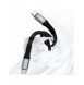Dudao L10C-kabel USB Typ C - USB Typ C PD100W 0,23 m svart (L10C)