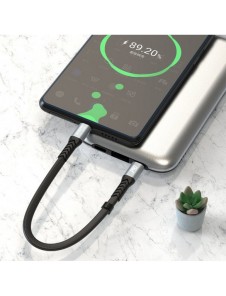 Dudao L10C-kabel USB Typ C - USB Typ C PD100W 0,23 m svart (L10C)