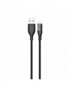 Snabbladdningskabel 30W 1m USB - Lightning Dudao L22L - grå