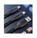 Snabbladdningskabel 30W 1m USB - Lightning Dudao L22L - grå