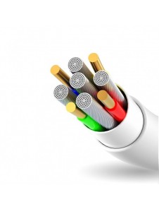 Dudao-kabel USB / USB Typ C 3A 1m vit (L1T vit)