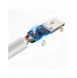 Dudao-kabel USB / USB Typ C 3A 1m vit (L1T vit)