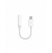 Dudao ljudadapter hörlursadapter från USB Type C till minijack 3,5 mm vit (L16CPro vit)