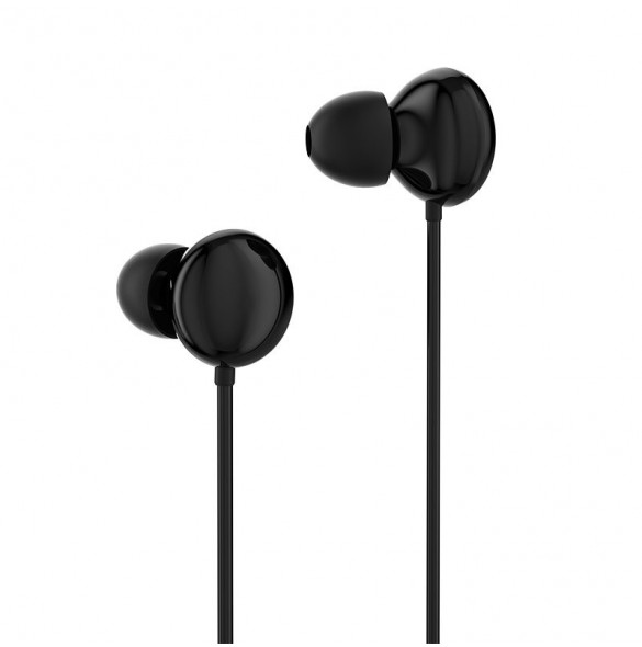 Dudao in-ear hörlurar headset med fjärrkontroll och mikrofon minijack 3,5 mm svart (X11Pro svart)