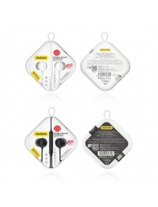 Dudao in-ear hörlurar headset med fjärrkontroll och mikrofon minijack 3,5 mm svart (X11Pro svart)