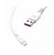 Dudao-kabel USB / micro USB-kabel 5A 1m vit (L2M 1m vit)