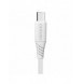 Dudao-kabel USB / micro USB-kabel 5A 1m vit (L2M 1m vit)