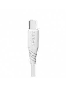 Dudao-kabel USB / USB Type C 5A-kabel 2m vit (L2T 2m vit)