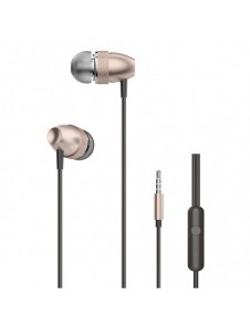 Dudao trådbundna in-ear hörlurar Headset med 3,5 mm miniuttag guld (X2Pro guld)