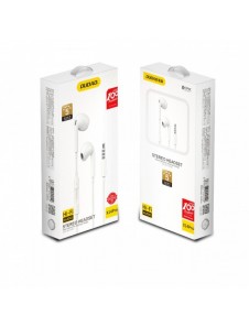 Dudao in-ear hörlurar med 3,5 mm minijack-kontakt vit (X14PRO)