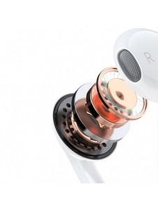 Dudao in-ear hörlurar med 3,5 mm minijack-kontakt vit (X14PRO)
