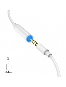 Dudao ljudadapter hörlursadapter från Lightning till 3,5 mm minijack vit (L16i vit)