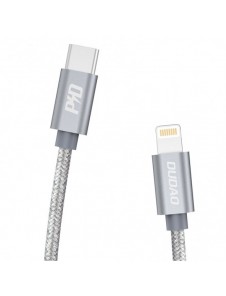 Dudao-kabel USB Typ C-kabel - Lightning Power Delivery 45W 1m grå (L5Pro grå)