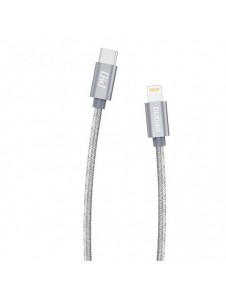 Dudao-kabel USB Typ C-kabel - Lightning Power Delivery 45W 1m grå (L5Pro grå)