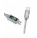 Dudao-kabel USB Typ C-kabel - Lightning Power Delivery 45W 1m grå (L5Pro grå)