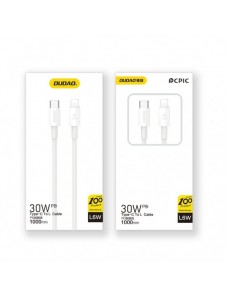 USB C kabel - Lightning 30W PD 1m Dudao - vit