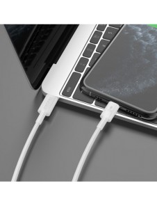 USB C kabel - Lightning 30W PD 1m Dudao - vit