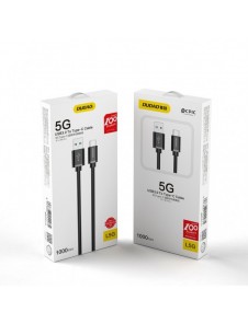 Dudao-kabel USB-kabel - USB Type C Super Fast Charge 1 m svart (L5G-Black)