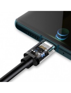 Dudao-kabel USB-kabel - USB Type C Super Fast Charge 1 m svart (L5G-Black)