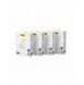 Dudao väggladdare med UK-kontakt (Storbritannien) 2xUSB-A 2.4A vit + USB-A-kabel - microUSB 1m
