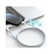 Dudao L6E kabel USB Typ C - Lightning PD 20W 1m vit (L6E)