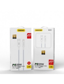 Dudao L6E kabel USB Typ C - Lightning PD 20W 1m vit (L6E)