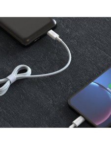 Dudao L6E kabel USB Typ C - Lightning PD 20W 1m vit (L6E)