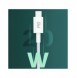 Dudao L6E kabel USB Typ C - Lightning PD 20W 1m vit (L6E)