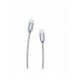 Dudao-kabel USB Typ C - USB Typ C 5 A 45 W 1 m Strömförsörjning Snabbladdning grå (L5ProC)