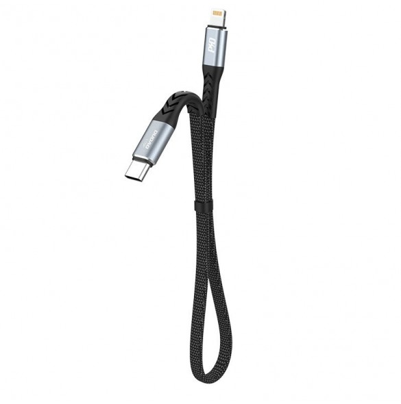 Dudao L10P-kabel USB Typ C - Lightning PD20W 0,23m svart (L10P)