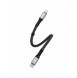 Dudao L10P-kabel USB Typ C - Lightning PD20W 0,23m svart (L10P)