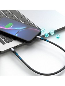 Dudao L10P-kabel USB Typ C - Lightning PD20W 0,23m svart (L10P)