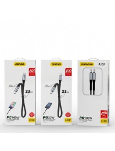 Dudao L10P-kabel USB Typ C - Lightning PD20W 0,23m svart (L10P)