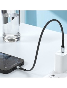 Dudao L10P-kabel USB Typ C - Lightning PD20W 0,23m svart (L10P)