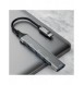 Dudao HUB 4in1 USB-C - 4x USB-A (3 x USB2.0 / USB3.0) 6,3 cm svart (A16T)