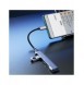 Dudao HUB 4in1 USB-C - 4x USB-A (3 x USB2.0 / USB3.0) 6,3 cm svart (A16T)