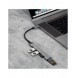 Dudao HUB 4in1 USB-C - 4x USB-A (3 x USB2.0 / USB3.0) 6,3 cm svart (A16T)