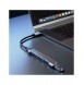 Dudao HUB 4in1 USB-C - 4x USB-A (3 x USB2.0 / USB3.0) 6,3 cm svart (A16T)
