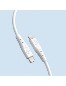 Dudao-kabel, USB Typ C-kabel - Lightning 6A 65W PD vit (TGL3X)