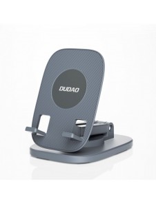 Dudao skrivbord teleskopstativ hopfällbart ställ för telefon surfplatta grå (F5XS)