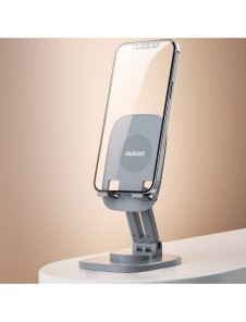 Dudao skrivbord teleskopstativ hopfällbart ställ för telefon surfplatta grå (F5XS)