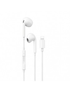 Dudao X14PROL-W1 in-ear hörlurar med Lightning-kontakt vit (X14PROL-W1)