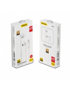 Dudao in-ear-hörlurar med USB Type-C-kontakt vit (X14PROT)