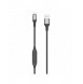 Dudao USB-kabel - micro USB 5 A 1 m timer timer 1 - 5 timmar svart (L7xsM)