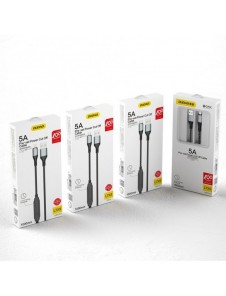 Dudao USB-kabel - micro USB 5 A 1 m timer timer 1 - 5 timmar svart (L7xsM)