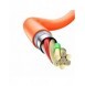 Vinklad kabel USB C - USB C 120W 1m rotation 180° Dudao - orange