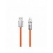 Vinklad kabel USB - USB C 120W rotation 180Â° Dudao 120W 1m - orange