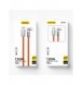 Vinklad kabel USB - USB C 120W rotation 180Â° Dudao 120W 1m - orange