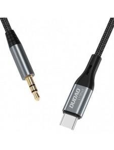 Dudao ljudkabel USB-C - miniuttag 3,5 mm 1m grå (L11PROT)